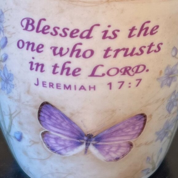 NWT Botanic Butterfly Blessed Mug  ~ Jane Shasky Studio ~ Christian Arts Gifts - Picture 4 of 9